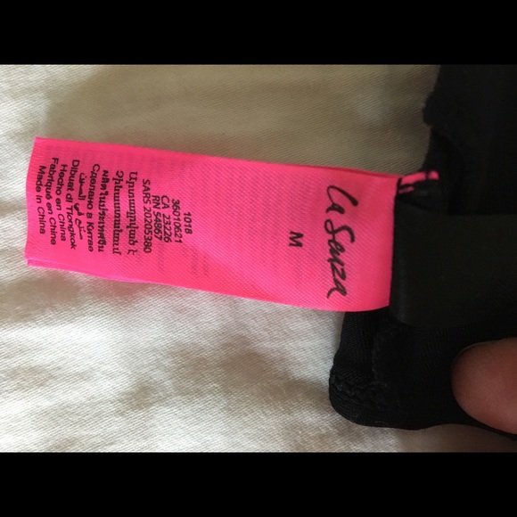 LA SENZA Black Sports Bra Size Medium - Picture 5 of 6